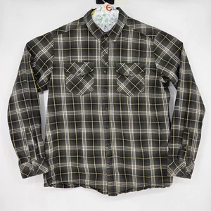 5.11 Tactical Hemd Herren Large grün schwarz kariert Druckknopfleiste Langarm - Bild 1 von 11