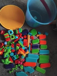 blocchi setole vasca oltre 100 pezzi compatibili con mattoncini adesivi - Foto 1 di 9