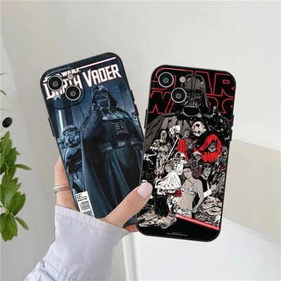 Star Wars Darth Vader Phone Case For iPhone 12 13 14 15 Plus 16Pro Max Soft Skin - Image 1 of 4