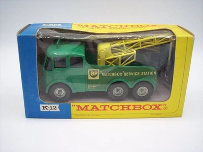 Camión de demolición "MATCHBOX" KING SIZE K-12 *RUEDAS DE METAL PLATEADO* No COMO NUEVO EN CAJA Foto 1 de 4