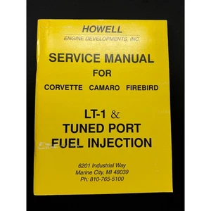 1986 -96 Service Manual Corvette Camaro Firebird  LT-1 Tuned Port Fuel Injection - Picture 1 of 4