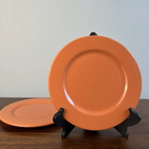 Waechtersbach Made In Spain Orange Plates 9” Luncheon Salad, Set of 2 - Picture 1 of 9