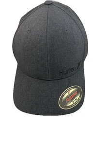 Hurley Men’s M Corp Textures Baseball Cap Flexfit Curve Bill Fitted Trucker Hat - Picture 1 of 14