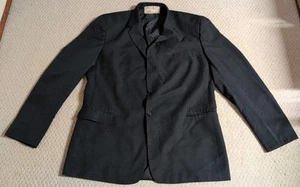 Doc & Amelia Mens Navy Blue 100% Polyester Blazer Jacket 25 - Picture 1 of 9