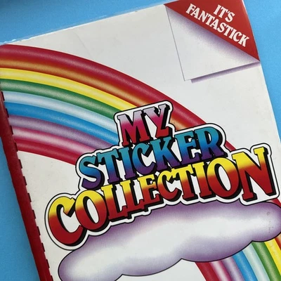 Lisa Frank Vintage Anos 80 90 Álbum de Colecionadores 1982 Livro Usado e Lote de Folha Adesiva! - Imagem 1 de 4