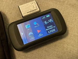 Garmin Montana 650t GPS Portatile con Batteria Ricaricabile - Testato Funzionante - Foto 1 di 8