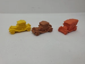 Vintage Original DIENER ERASER - Orange 1913 CADILAC - 1911 FORD - Lot of 3 - Picture 1 of 17