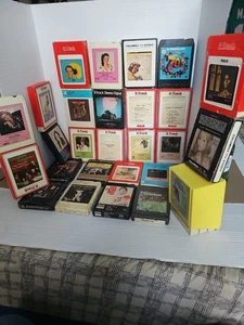 8 Track Tape Lot Of 27 - Picture 1 of 20