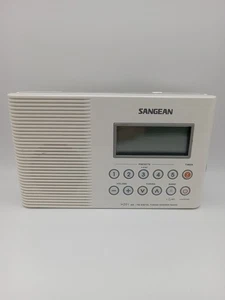 Sangean H201 Duschradio AM/FM wasserdicht Wetterwarnung Radio weiß getestet funktioniert - Bild 1 von 13