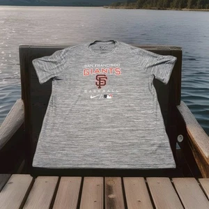 San Francisco Giants Nike T-shirt Dri-Fit Men's Extra Large Gray MLB Baseball  - Picture 1 of 8