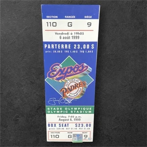 Tony Gwynn signed handsigniert Baseball Ticket Canvas Padres 12x33 COA - Bild 1 von 12