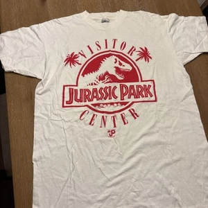 Vintage 1993 Jurassic Park Center Visitor T-Shirt Size 3XL Single Stitch Oneita - Picture 1 of 6