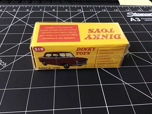 DINKY TOYS (ATLAS)  519 SIMCA 1000 MINT BOXED RE-ISSUE - Picture 1 of 6