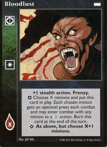Bloodlust [LotN set] - VTES card - Picture 1 of 2