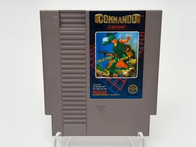 Commando (Nintendo NES) Authentic & Tested - Image 1 of 4