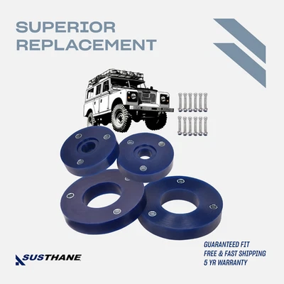 AUTOACER - Kit de elevación niveladora delantera y trasera de 16 piezas 30 mm en PU para Land Rover LR3 LR4 Foto 1 de 4