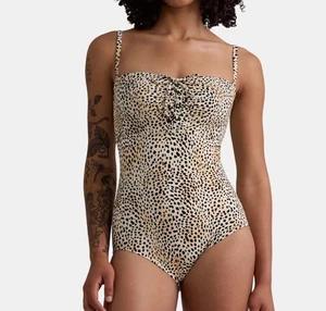 Nuevo con etiquetas Traje de baño Embrace Your Curves Miracle Brands Daphne Leopardo 2X 20W-22W - Imagen 1 de 5