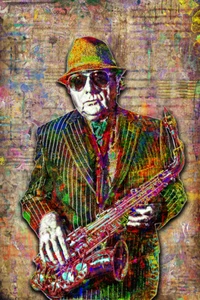 Van Morrison Poster, 12x18in Print VAN MORRISON Art Free Shipping US - Picture 1 of 5