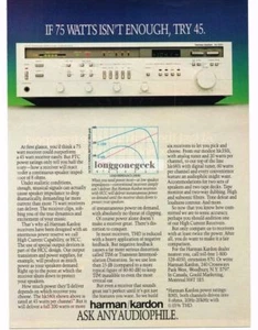 1981 Harmon Kardon  hk580i Receiver Stereo Hi-Fi Vintage Ad  - Picture 1 of 1