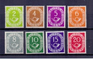DEUTSCHLAND 1951 2pf bis 20pf ( 8 ) postfrisch Kat 180£ - Bild 1 von 2