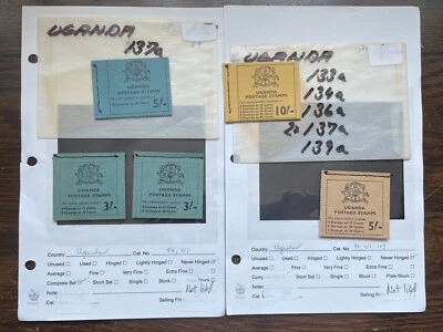 Uganda Booklets 99 to 139a - Image 1 of 4