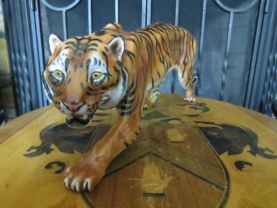 Rare Royal Doulton Stalking Tiger Natural Colors Figurine HN2646 Charles Noke - Image 1 of 4
