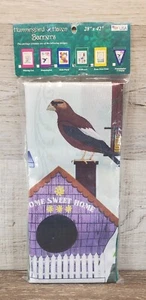 Birdhouses Decorative Flag Garden Yard Banner 28" X 42" Made In USA "NOS" - Picture 1 of 3