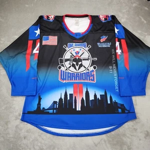 Oklahoma Warriors for Freedom Hockey Trikot Extra Large blau 9/11 Hardnosed - Bild 1 von 12