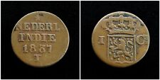 Netherlands Indies - 1 Cent 1837 J *onbeschreven variant ~ Scho. 731. R