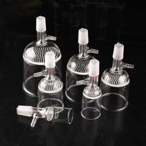 30ml - 2000ml Suction Filters Funnel Perforated Glass Laboratory Glassware - Picture 1 of 11
