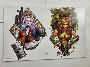 HARLEY QUINN & POISON IVY #1 JAY ANACLETO CONVENTION VIRGIN VARIANT COVER 2019 - Picture 1 of 2