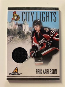 2010-11 Pinnacle City Lights Materials Jersey #31 Erik Karlsson 100/499