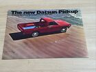 1973 Nissan Datsun camionnette brochure de vente