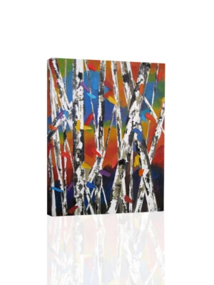 Abstract Aspens II - Canvas or Print Wall Art - Image 1 of 2