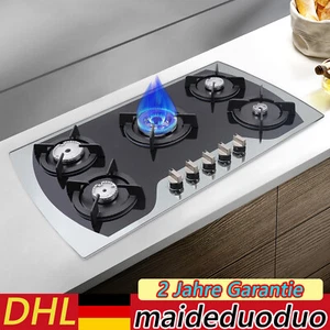5 Zonen Gaskochfeld - 5-flammig, autark, Einbau,Brenner, Erdgas/Propangas ,90cm - Bild 1 von 14