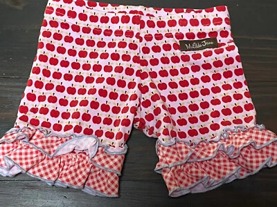 Pantalones Cortos Matilda Jane PEP SQUAD Talla 2 Manzanas Rojas Niña Hacer Creer Volantes Foto 1 de 4