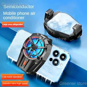 Universal Mobile Phone Cooler Radiator for Android/iPhone Game Cooling Fan - Imagen 1 de 14