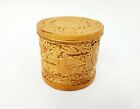 Boîte en bois écorce/bouleau russe de 2,25 pouces faite à la main - NEUF