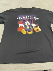 Disney Parks Shirt Erwachsene XXXL Mickey Mouse Vampir Halloween Party schwarz T-Shirt - Bild 1 von 13