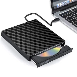 PHEN External CD DVD Drive, USB 3.0 Slim Portable CD Reader CD/DVD-RW Burner Low - Picture 1 of 6