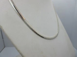 Cadena de collar de plata de ley 925 18 pulgadas Milor ITALIA - Imagen 1 de 6