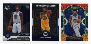 *LOTE DE 3 TARJETAS* TARJETAS RC 2020-21 JAMES WISEMAN Rookie Select/Mosaic Prizm Holo #62 - Imagen 1 de 1