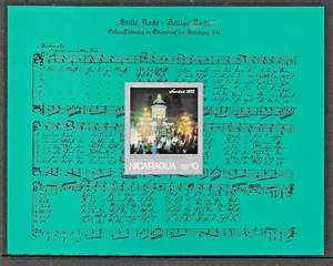 (13) NICARAGUA - HOJA RECUERDO MUSICAL 1975. SCOTT C890. MNH - Imagen 1 de 1