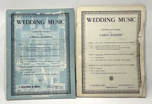 Carlo Rossini Wedding Music Vol.2 & Vol.3 Organ Sheet Music Religious Devotional - Picture 1 of 12
