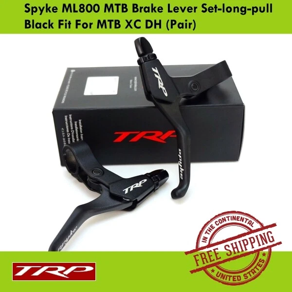 Juego de palancas de freno TRP Spyke ML800 MTB-largo-tirón negro apto para MTB XC DH (par) Foto 1 de 4