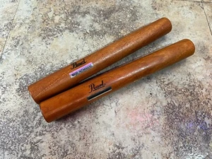 Claves de madera perla Tailandia madera ritmo palo instrumentos de percusión - Imagen 1 de 8