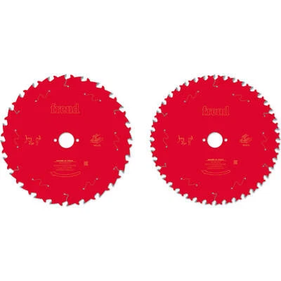 Freud PRO 2 Piece 250mm Circular Saw Blade Set 250mm Assorted Teeth 30mm - Image 1 of 2
