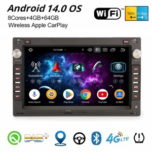 Android 14 Autoradio Navi Für VW Passat Jetta T4/T5 Golf 4 Polo Skoda SEAT LEON - Bild 1 von 24