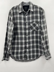rag & bone Men’s Long Sleeve Cotton Button Up Black & White Check Shirt Size S - Picture 1 of 9