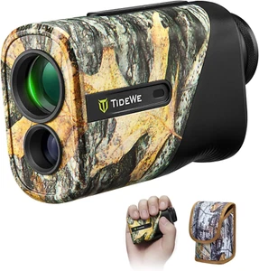 TIDEWE Mini Hunting Rangefinder 875Y, Waterproof, Rechargeable, Leaf Camo - Picture 1 of 12